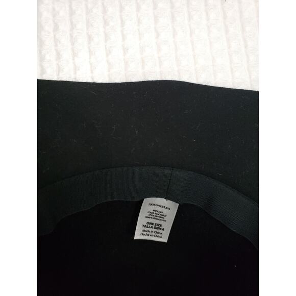 (F5) Women’s Cowgirl Felted Hat Black 100% Wool One Size - Picture 4 of 4
